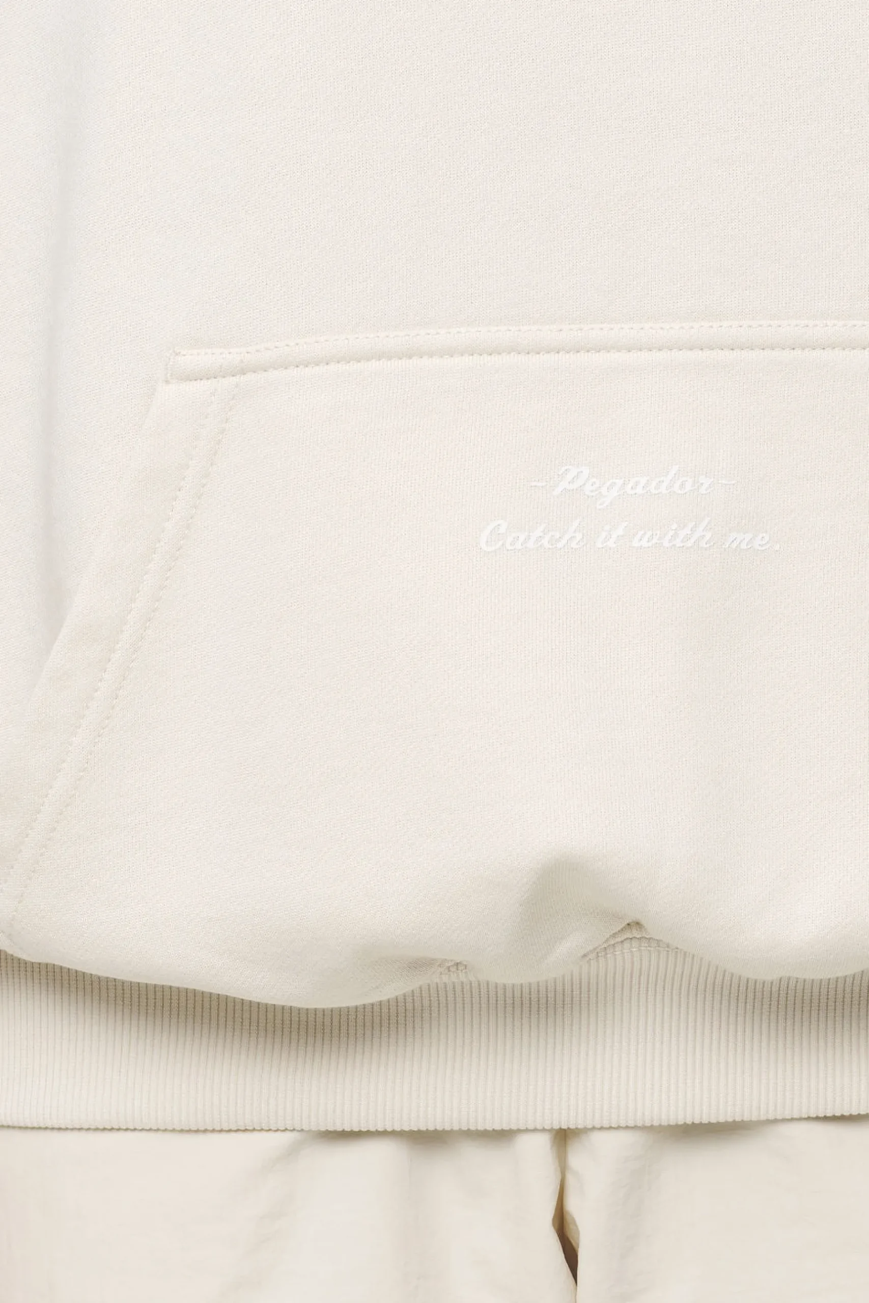 Pegador Yebra Oversized Hoodie Washed Coast Sand