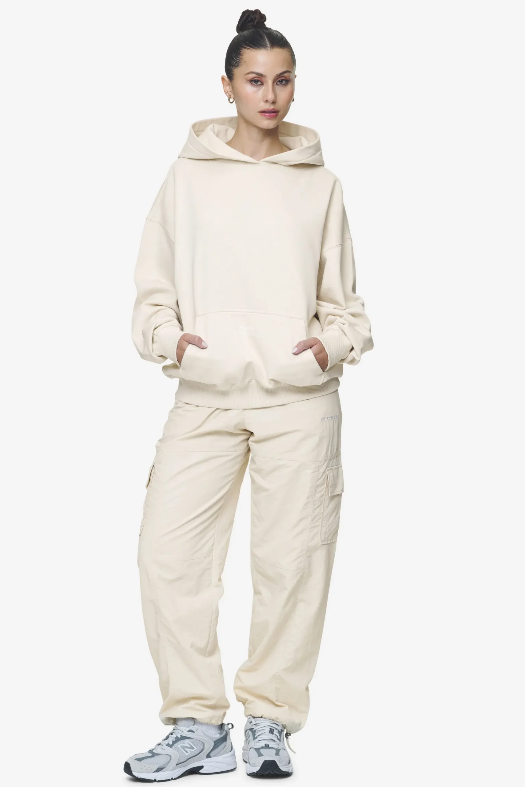 Pegador Yebra Oversized Hoodie Washed Coast Sand