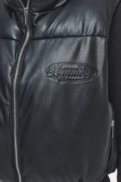 Pegador Zito Cropped Faux Leather Vest
